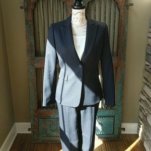 Tahari Two-Piece Pinstripe Business Suit